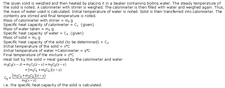 Frank ICSE Class 10 Physics Solutions Heat Calorimetry – Merit Batch