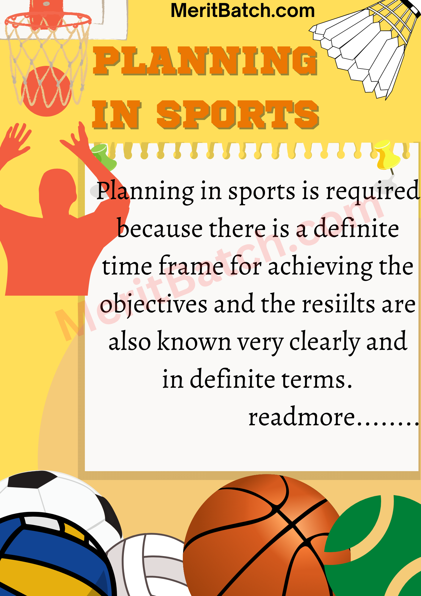 Class 12 Physical Education Notes Chapter 1 Planning In Sports – Merit ...